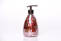 Ensemble d'accessoires de salle de bain en 5 pièces, couleur rouge brique, design goutte d'eau, vente en gros