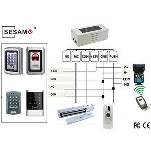 Système de contrôle d'accès de porte extérieur autonome en métal, étanche IP68, lecteur de carte RFID, protocole Wiegand, lecture 5-8 cm - Product Image 6