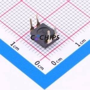 HX 2.54-2P CJGT DIP Switch DIP-4P,5.08x6mm Switch Flat Toggle, Raised Type Single Pole Single Throw 2 PC Pin - Product Image 2