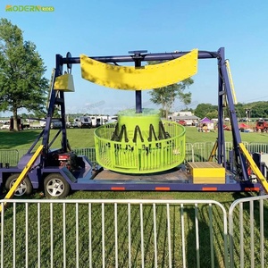 Manèges mobiles de fête foraine, mini-frisbees 6 places, manèges amusants pour événements de carnaval - Product Image 3