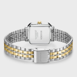 Montre carrée tendance en acier inoxydable, mouvement à quartz, cadran arabe, bijoux à la mode pour femmes, logo OEM ODM, étanche - Product Image 5