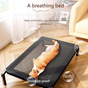 Lüks Düz Dikdörtgen Taşınabilir Soğutucu Fileli Yatak Büyük Köpekler İç/Dış Mekan Isırmaya Dayanıklı Ağır Hizmet Tipi Nefes Alabilen Köpek Yatağı - Product Image 3