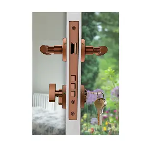 Good Quality Furniture Accessories Lever Handle with Lock for Home and Office Door from Indian Supplier