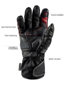 Gants d'hiver longs à écran <span class=keywords><strong>tactile</strong></span> imperméables, résistants à la pluie et épais et chauds pour les motards. - Product Image 3