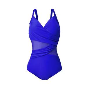 Traje de Baño de Una Pieza para Mujer, Corte Alto, Espalda Descubierta, Bikini Sexy con Malla - Product Image 3