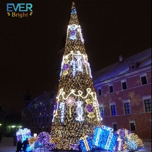 Commercial personnalisé 5m 6m 7m 10m 15m 20m 25m 30m 40m 50m Grand arbre de Noël géant extérieur avec lumière pour centre commercial <span class=keywords><strong>Hôtel</strong></span> - Product Image 4