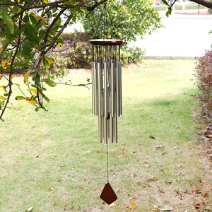 Wholesale Metal Wind <b>Chime</b> Pendants 20 Aluminum Tube Hanging Decor FOR Home Wedding <b>Bell</b> Decorative and Gifts - Product Image 5
