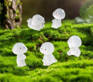 Moss Micro-paysage Figurines fluorescentes créatives Ornements de table en résine pour bricolage Accessoires décoratifs pour sacs aveugles - Product Image 1