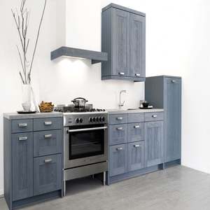 Cuisine moderne européenne neuve, armoires d'entrée, luxe, marbre, modulaire, PVC pour la vente en gros, ensemble complet d'armoires - Product Image 2