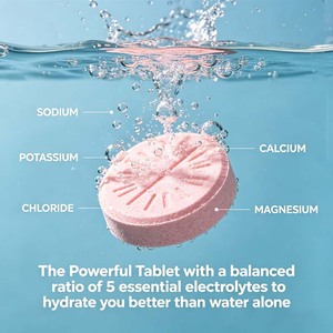 Comprimés d'électrolytes OEM, <span class=keywords><strong>chlorure</strong></span> <span class=keywords><strong>de</strong></span> sodium, sans gluten, supplément d'électrolytes, comprimés nutritionnels OEM, hydratation sportive - Product Image 5
