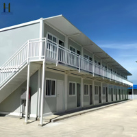 École modulaire en conteneurs préfabriqués, bâtiment de classe préfabriqué pour établissement scolaire et formation mobile