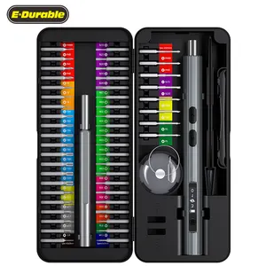 Multifunctional 58 In 1 Digital Display Adjustable Cordless Precision Cordless Rechargeable Mini Electric Screwdriver Drill Set