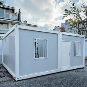 Maisons de conteneurs préfabriquées pliables prêtes à l'emploi 20 pieds 30 pieds 40 pieds Panneau sandwich préfabriqué modulaire préfabriqué Hôtels Centres commerciaux - Product Image 5
