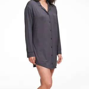 卸売カスタムメイド女性パジャマシャツナイトガウン女性のゆったりとした快適なマタニティウェア