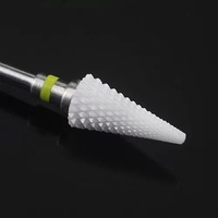 Ensemble de manucure en céramique forets à ongles moulin à brosse manucure accessoires coupeurs pour enlever le vernis Gel