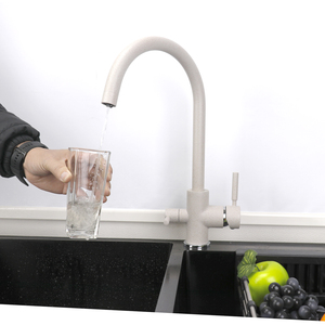 Doppio livello in ottone solido 3 vie <span class=keywords><strong>rubinetto</strong></span> <span class=keywords><strong>acqua</strong></span> potabile purificata 3 vie <span class=keywords><strong>rubinetto</strong></span> cucina 3 vie miscelatore cucina filtro <span class=keywords><strong>rubinetto</strong></span> - Product Image 2