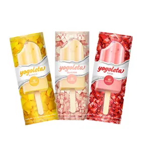Custom Printed Ice Cream Pop Popsicle Packaging Bags