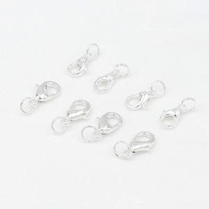 Cierre de langosta metálico personalizado de 0.9 mm y 7 mm de diámetro exterior, conector de joyería de un solo anillo para pulseras, collares y accesorios de bricolaje. - Product Image 3