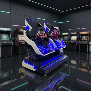 เครื่องจำลองโรงภาพยนตร์ VR แบบเล่นคนเดียว รุ่น Dual Egg Cinema Simulator Pod (ประกอบด้วยฐานเคลื่อนที่, ระบบลม, ระบบกระตุ้นขา และระบบสั่นสะเทือนที่นั่ง) - Product Image 4