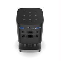 LOYAPIXI Mini Pico Portabel HD 4K 3D Native 540P 280 Ansi Proyektor Luar Ruangan Berkemah Rumah Bioskop Video Beamer Proyektor Dlp