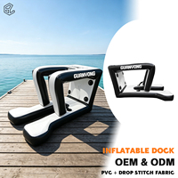Plateforme de lancement pour hydrofoil, accessoires de quai gonflable pour planches hydrofoil, idéal pour le surf et les activités nautiques