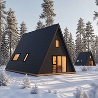 Cabine Modulaire Exécutive S780 en A-Frame pour Hébergement de Vacances, Solution de Construction Usine pour Développeurs