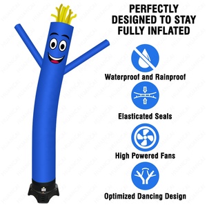 स्टोर खोलने के लिए कस्टम इंफ्लेटेबल ट्यूब मैन एयर नर्तक, स्टोर खोलने की घटना mq = 1 विज्ञापन inflatable कम कीमत - Product Image 4