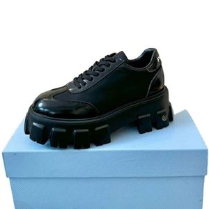 Zapatos de Skate Casuales de Diseño Invernal, Estilo Chunky para Caminar, con Cordones, Antideslizantes, Suela de Cuero Genuino - Product Image 1