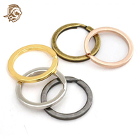 Gantungan Kunci YF11604ST Big O, Cincin Kunci Pipih, Gantungan Kunci Cincin O