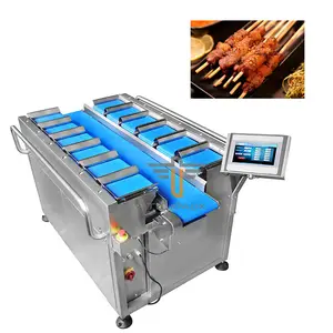 12 Head Multihead Weigher For kebab Weighing Multistation Belt Combination Scale