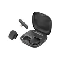 Nouvelle réduction de bruit IA pour microphone cravate sans fil, rapport signal/bruit de 95 dB, réponse en fréquence de 100 Hz à 20 kHz