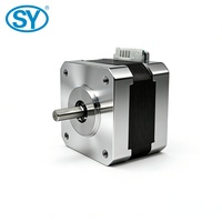 Moteur pas à pas hybride SY Nema 17 2 phases 12V-24V, couple 340 mNm, arbre 5 mm pour imprimantes 3D et machines CNC