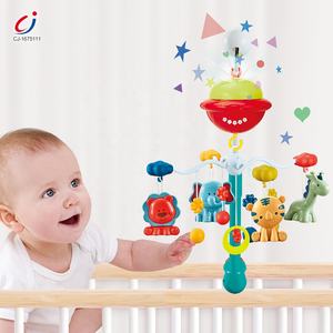 Plástico Educativo Animal Proyección Cama Campana Colgador <span class=keywords><strong>Dormir</strong></span> Juego Bebé <span class=keywords><strong>Cuna</strong></span> Móvil con Música - Product Image 2