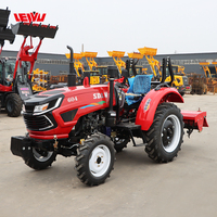 Tracteur agricole hydraulique fabriqué en Chine, le moins cher, en vente, 50 ch, 60 ch, 70 ch, 80 ch, avec chargeur excavateur