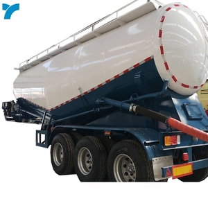 New &amp; Used 3Axle 65cbm 60Ton Pneumatic Semi Truck <strong>Trailers</strong> Dry Bulk Cement Tanker <strong>Storage</strong> Powder Transport 60Ton Tanker <strong>Storage</strong> - Product Image 1