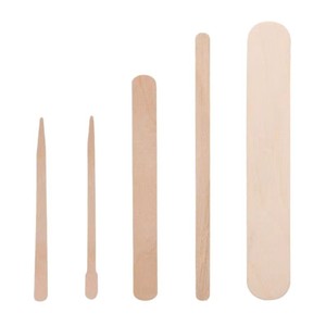 Palitos de Cera Depilatoria Desechables de Madera, Varios Tamaños, Cuchara Facial, Espátula, Herramienta de Depilación para Salón de Belleza - Product Image 1