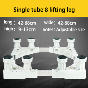 Base Móvil Ajustable Manual para Aire Acondicionado, <span class=keywords><strong>Lavadora</strong></span>, Refrigerador - Soporte Universal <span class=keywords><strong>de</strong></span> Acero Inoxidable para el Hogar - Product Image 4