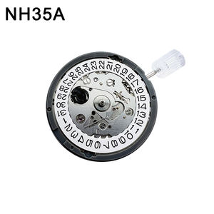 Mouvement de Montre Mécanique Automatique Japonais Original NH35A Mod Authentique avec Haute Précision Blanc 24 Rubis Affichage de la Date à 3h00 - Product Image 1