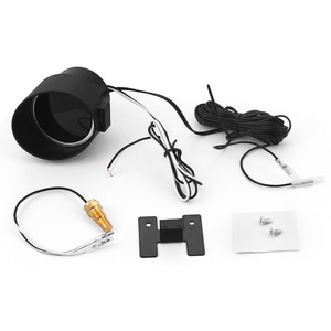 2-in-1 LCD kỹ thuật số xe hơi tự động thiết bị điện tử 12V Ánh sáng màu xanh nhiệt độ nước đo 1-99 + Celsius 10-24V Vôn kế 1/8npt Temp cảm biến - Product Image 4