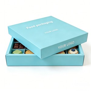 Scatola per Cioccolatini Personalizzata Usa e Getta, Scatola in Cartone Riciclabile per Biscotti, <span class=keywords><strong>Mini</strong></span> Confezione Regalo per Dolcetti - Product Image 3