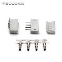 Conectores de Bajo Perfil PSCCONN ZH de 1.50mm y 4 Pines, Conector Hembra Compatible con JST, Apto para AWG # Calibre de cable 26~32