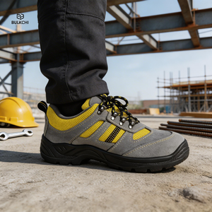 Scarpe da Lavoro Antiscivolo Riflettenti Leggere e Traspiranti per Costruzioni, Stile Sportivo, Alta Valutazione - Product Image 3