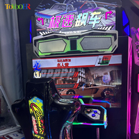 Toyoohr 55 HD Screen Coin Games Arcade Racing Car Games Simulator Driving Storm The Streets Arcade Car Racing Game Machine