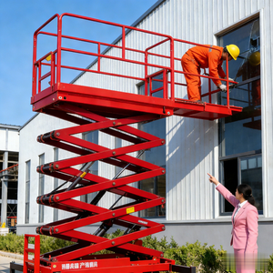 Self-propelled Scissor Lifts 450kg Rough-Terrain Aerial Lifting <b>Work</b> <b>Platform</b> 1218DC - Product Image 6