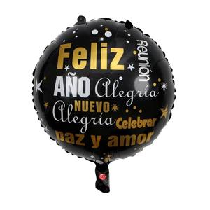 Globos de Papel Metálico Redondos con Forma de Estrella <span class=keywords><strong>para</strong></span> Decoración de Fiesta Española de Año Nuevo Feliz 2026 - Product Image 3
