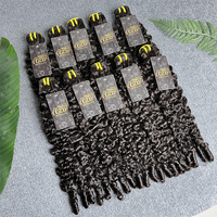 Extensions de cheveux humains de qualité 12A, cheveux vierges brésiliens à double trame, cuticules alignées, boucles spiralées birmanes, fournisseur de premier choix