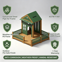 Mobilier pour animaux de compagnie : Aire de jeux pour chien, petite cabane de repos, maison pour chien, équipement de jeu extérieur