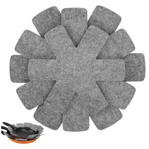 Almohadilla de fieltro para olla: superficie antiadherente para olla, antideslizante, aislamiento térmico, almohadilla protectora, almohadilla antidaños y absorbente de agua - Product Image 2