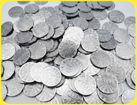 Poussoirs de jetons en laiton, fer, acier inoxydable, alliage de zinc pour jeux d'arcade électriques et distributeurs automatiques, en métal durable