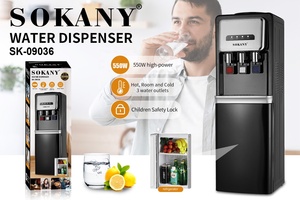 Distributore d'Acqua Calda e Fredda Sokany con Sistema di Raffreddamento a Compressore - Product Image 4